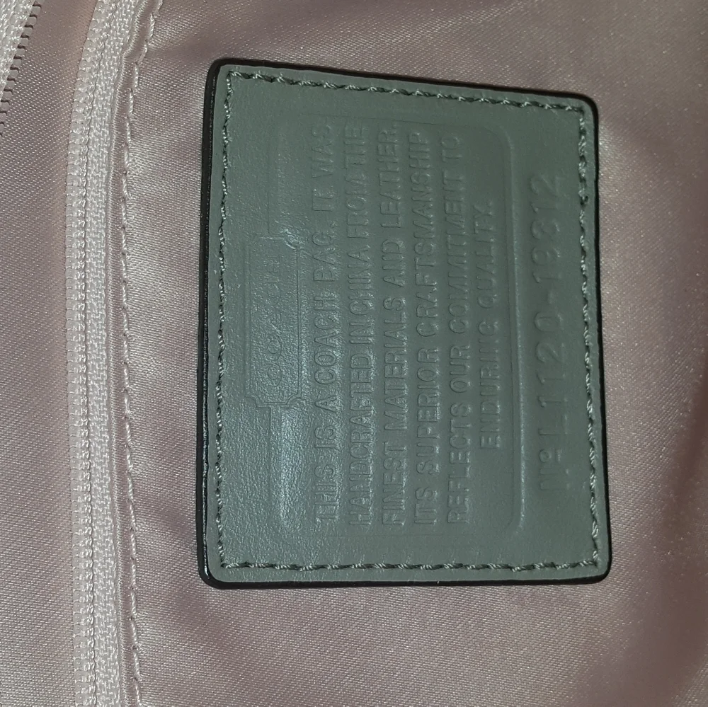 Coach woven leather